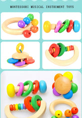 Wooden Rattles for Kids (each)